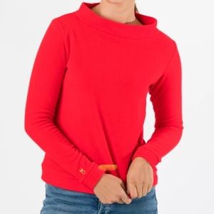 Dudley Stephens Brighton Boatneck Top in Red